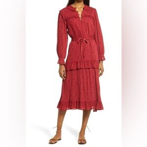 Cleobella Iris Long Sleeve Midi Dress S
